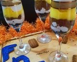 A picture of step 7 of No bake cheesecake dessert.