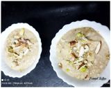A picture of step 6 of Chikoo Kheer.