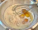 Une image de l'étape 1 de Crêpes à la farine de manioc.