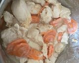 Une image de l'étape 3 de Curry vert de poulet & carottes express.