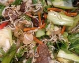 Foto langkah ke 5 dari resep Tumis Daging Sayur Lada Hitam.