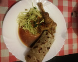A picture of step 3 of Chapati#theme challenge.