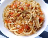 รูปขั้นตอนการทำที่ 4 ของ สปาเก็ตตี้ไก่สับ