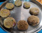 A picture of step 4 of Poha cutlets from leftover batata poha.