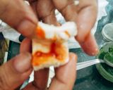 A picture of step 2 of Paneer ka pakoda.