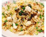 A picture of step 8 of 🍗🍄Thai Chicken and Shiitake Mushroom Fried Rice.