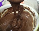 A picture of step 5 of Walnut Chocolate Brownie without egg.