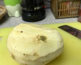 A picture of step 1 of Sweet Potato in Brown Sugar Syrup (Goguma Maht Taang).