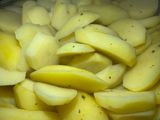 Golden brown potatoes