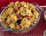 A picture of step 8 of Nutty Cranberry Granola.