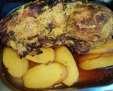 Foto del paso 7 de la receta: Cerdo asado con papas