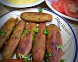A picture of step 10 of Chicken Reshmi Kabab.