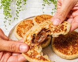 Foto del paso 8 de la receta: Panqueques de bananas rellenos. 🥞🍌