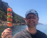Foto del paso 5 de la receta: Brocheta de Salmón con Salsa Especial