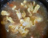 A picture of step 5 of Chicken corn soup.
