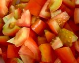 Hình bước làm 1 của món Canh cà chua nấm bào ngư