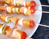 Une image de l'étape 2 de Brochettes de melon 🍈.