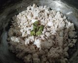 A picture of step 1 of Suji Kakara Pitha.