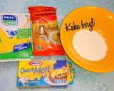 Foto langkah ke 1 dari resep Mac & cheese | 4 Bahan |✋No Bake | simple | tasty.