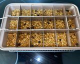 A picture of step 5 of Fruity FlapJacks.
