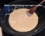 A picture of step 3 of Badam Halwa.