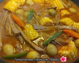 Foto del paso 7 de la receta: Carne deshebrada con verduras🌺