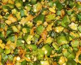 भिंडी की सब्जी (bhindi ki sabzi recipe in Hindi) रेसिपी चरण 4 फोटो