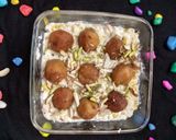 A picture of step 27 of Baked Boondi Gulab Jamun Rabri.