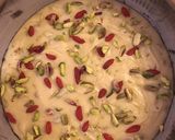 A picture of step 6 of Eggless blondie.