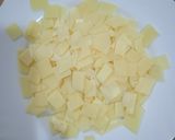 A picture of step 2 of Potato Parmigiana with Ham and Cheese.