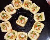 A picture of step 11 of Chilli paneer boat with gravy.