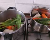 Foto del paso 1 de la receta Sopa de pollo con Garbanzos y verduras