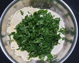A picture of step 1 of Methi Muthiya.