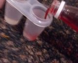A picture of step 2 of Jam-e-shirin popcicles and malai popcicles.