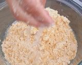 A picture of step 2 of Heart shape Makki ki puri.