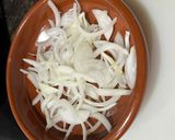 Foto del paso 1 de la receta: Setas de cultivo a ajillo con jamón y salsa con huevo poché