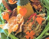 Foto langkah ke 8 dari resep Nasi tumpeng mini.