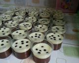 Foto langkah ke 4 dari resep Puding brownies with fla.