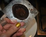 A picture of step 5 of Geode Chocolate Eggs.