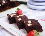 Foto langkah ke 5 dari resep Brownies Panggang (tanpa mikser).