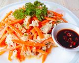 Hình bước làm 4 của món CÀ-RỐT xào trứng