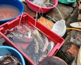 Hình bước làm 1 của món Cá trê biển nấu hoa chuối