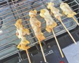 A picture of step 5 of Beef Satay.