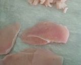 A picture of step 1 of Smoked chicken tikka chunks.