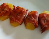 A picture of step 3 of Patate e prosciutto.