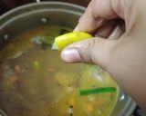 A picture of step 3 of Lima beans pulao.