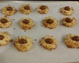 A picture of step 11 of Coconut Cream Thumbprint Shortbread Cookies.