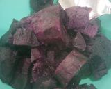 Foto langkah ke 3 dari resep Stik Ubi Ungu Manis.