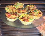 Foto del paso 5 de la receta: Muffins proteicos de zapallitos