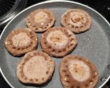 A picture of step 4 of Chocolate Blackcurrant Flat bread.